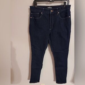 Express Dark Wash Ankle Legging Jeans